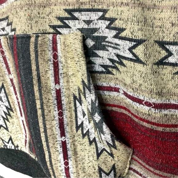 Trademark Brooklyn Cloth MFG Co All Over Print Aztec Oversized Hoodie Sweatshirt - Picture 5 of 10